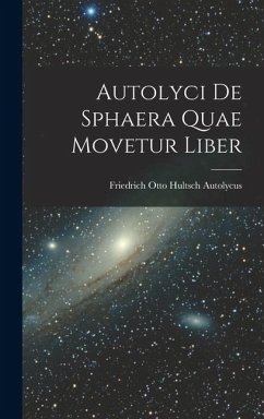 Cover Autolyci de Sphaera quae Movetur Liber