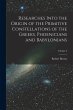 Researches Into the Origin of the... - Bild 1