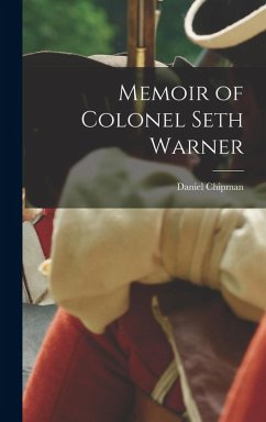 Cover Memoir of Colonel Seth Warner