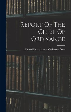 Cover Report Of The Chief Of Ordnance