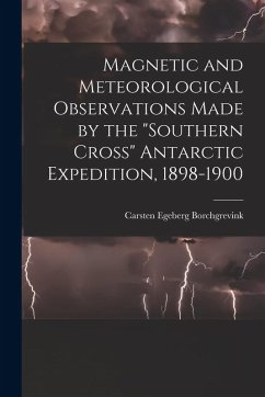 Cover Magnetic and Meteorological Observations Made by the 