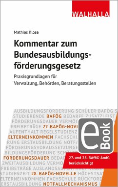 Kommentar zum Bundesausbildungsförderungsgesetz (eBook, PDF) - Klose, Mathias