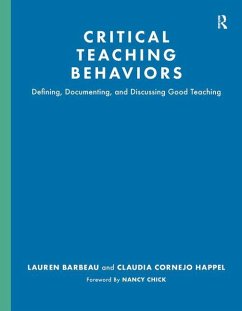 Critical Teaching Behaviors - Barbeau, Lauren; Cornejo Happel, Claudia