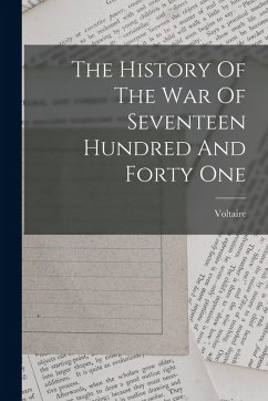Cover The History Of The War Of Seventeen Hundred And Forty One
