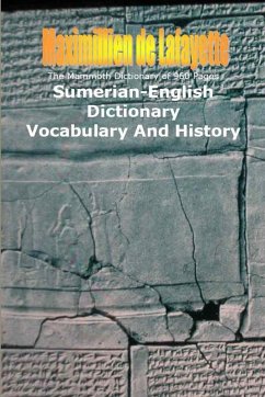 Cover The Mammoth Dictionary of 960 Pages. Sumerian-English Dictionary