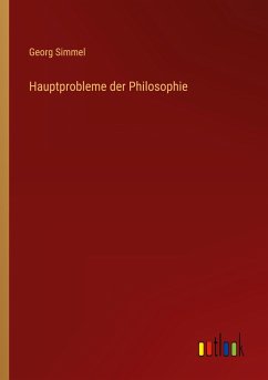 Hauptprobleme der Philosophie - Simmel, Georg