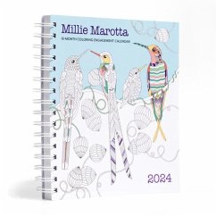 Millie Marotta 2024 16-Month Coloring Engagement Calendar - Marotta, Millie