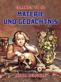 Materie und Gedächtnis (eBook, ePUB)