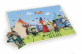 Small foot 6380 - Ritter Rost Setzpuzzle, Greifpuzzle, Holz, 30x21cm