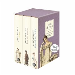 3 Bücher von Jane Austen im Schuber - Emma, Stolz und Vorurteil, Verstand und Gefühl - Reclam - Austen, Jane