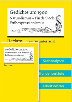 Cover Lehrerpaket zum länderübergreifenden Abiturthema 2024-2026 'Gedichte um 1900' (Textausgabe + Lehrerband)