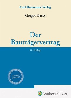 Der Bauträgervertrag - Basty, Gregor