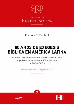 80 años de exégesis bíblica en América Latina (eBook, ePUB) - Ruiz Ramón, Eleuterio