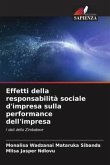 Effetti della responsabilità sociale d'impresa sulla performance dell'impresa