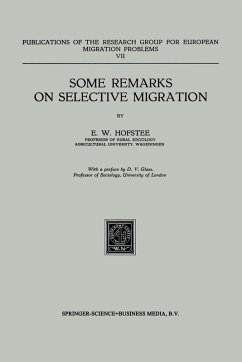 Some Remarks on Selective Migration - Hofstee, E W