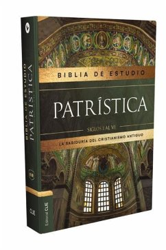 Rvr, Biblia de Estudio Patrística, Tapa Dura, Interior a DOS Colores, Con Índice, Palabras de Jesús En Rojo, Comfort Print - Revisada, Reina Valera