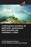 L'attrazione turistica di Jatiluwih, patrimonio dell'umanità dei visitatori, a Bali