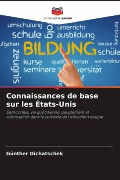 Connaissances de base sur les États-Unis - Dichatschek, Günther