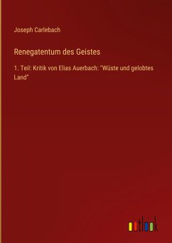 Renegatentum des Geistes