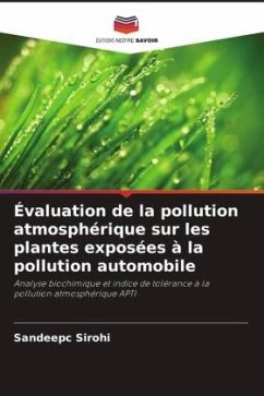 Évaluation de la pollution atmosphérique sur les plantes exposées à la pollution automobile - Sirohi, Sandeepc