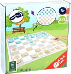 Small foot 12026 - Dame/Schach XXL Active, Stoff/Holz, play&fun Spielset