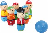 Small foot 3982 - Kegelspiel Piraten, Holz, 7-teilig