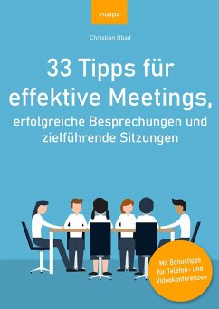 Cover 33 Tipps für effektive Meetings (eBook, ePUB)