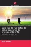 Uma luz de rua solar de baixo consumo de energia eficiente