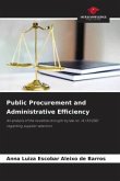 Public Procurement and Administrative Efficiency