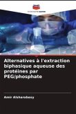Alternatives à l'extraction biphasique aqueuse des protéines par PEG/phosphate