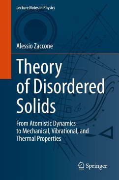 Theory of Disordered Solids - Zaccone, Alessio