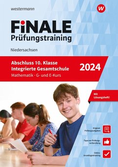 FiNALE Prüfungstraining Abschluss Integrierte Gesamtschule Niedersachsen. Mathematik 2024 - Hartmann , Julia;Klein , Jutta