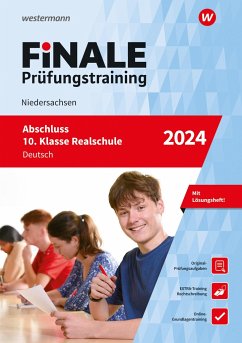 FiNALE Prüfungstraining Abschluss 10. Klasse Realschule Niedersachsen. Deutsch 2024 - Hartwig , Martina;Priesnitz , Melanie