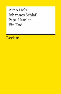 Papa Hamlet. Ein Tod (eBook, ePUB) - Holz, Arno; Schlaf, Johannes