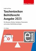 Taschenlexikon Beihilferecht Ausgabe 2023 (eBook, PDF)