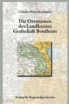 Cover Niedersächsisches Ortsnamenbuch / Die Ortsnamen des Kreises der Grafschaft Bentheim