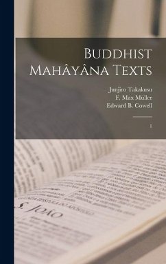 Cover Buddhist Mahâyâna Texts: 1