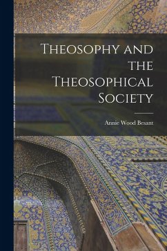Cover Theosophy and the Theosophical Society