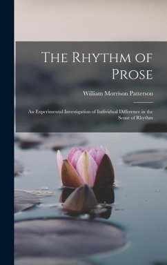 Cover The Rhythm of Prose: An Experimental Investigation of Individual Difference in the Sense of Rhythm
