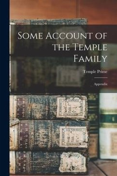 Some Account of the Temple Family: Appendix - Prime, Temple