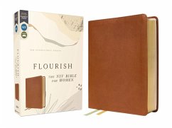 Flourish: The NIV Bible for Women, Leathersoft, Brown, Comfort Print - Zondervan