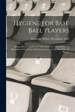 Cover Hygiene for Base Ball Players