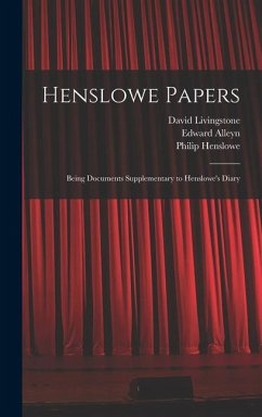 Henslowe Papers - Greg, Walter Wilson; Greene, Robert; Livingstone, David