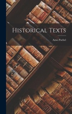 Historical Texts - Poebel, Arno