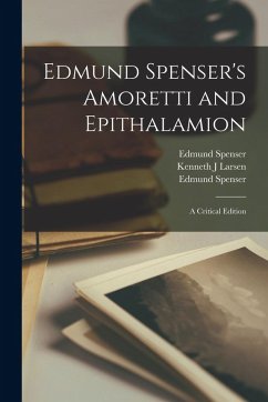 Cover Edmund Spenser's Amoretti and Epithalamion