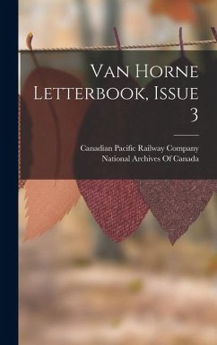 Cover Van Horne Letterbook, Issue 3