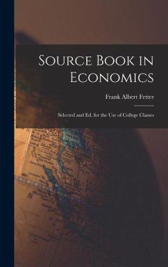 Cover Source Book in Economics: Selected and Ed. for the Use of College Classes