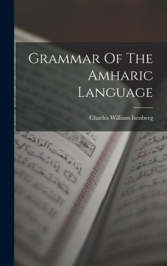 Cover Grammar Of The Amharic Language