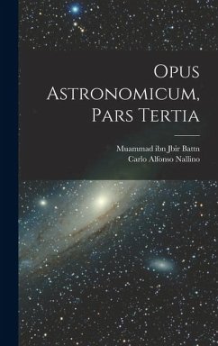 Cover Opus Astronomicum, Pars Tertia