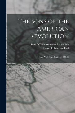 Cover The Sons of the American Revolution: New York State Society, 1893-94